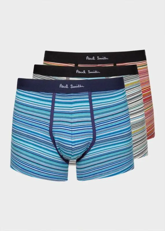Mens 039Signature Stripe039 Long Boxer Briefs Three Pack Paul Smith Underwear Mens 039Signature Stripe039 Long Boxer Briefs Three Pack Paul Smith Underwear