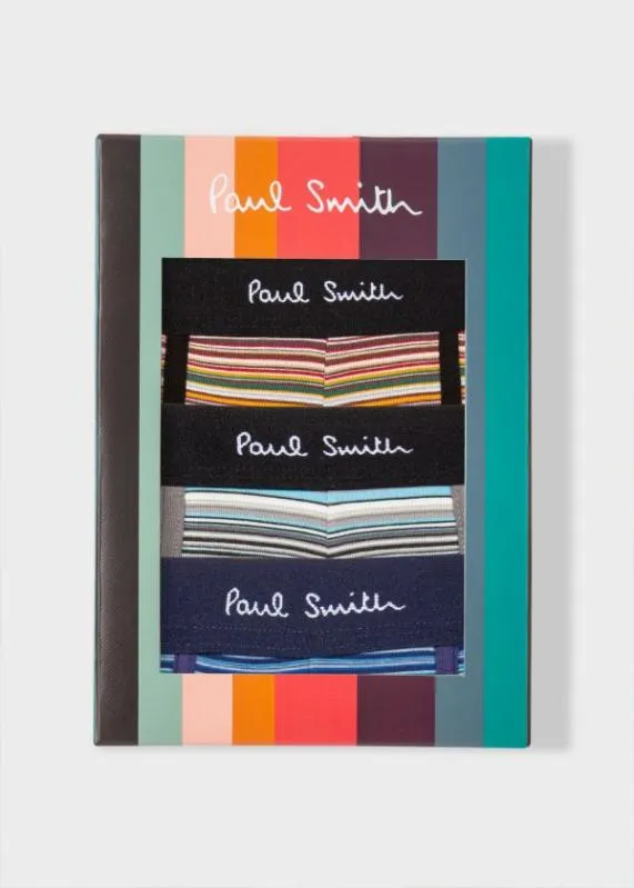 Mens 039Signature Stripe039 Long Boxer Briefs Three Pack Paul Smith Underwear Mens 039Signature Stripe039 Long Boxer Briefs Three Pack Paul Smith Underwear