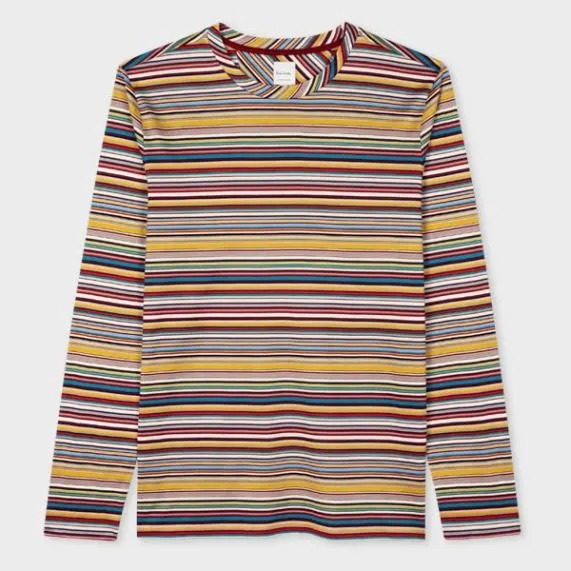 Mens 039Signature Stripe039 Long Sleeve TShirt Paul Smith TShirts Mens 039Signature Stripe039 Long Sleeve TShirt Paul Smith TShirts