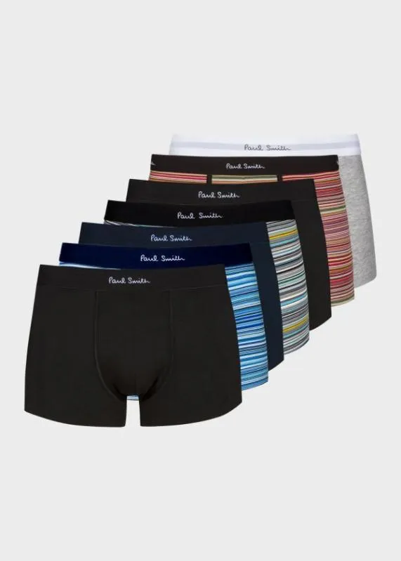Mens 039Signature Stripe039 Mixed Boxer Briefs Seven Pack Paul Smith Underwear Mens 039Signature Stripe039 Mixed Boxer Briefs Seven Pack Paul Smith Underwear