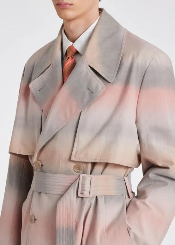 Mens Abstract Stripe Mac Paul Smith Coats and Jackets Mens Abstract Stripe Mac Paul Smith Coats and Jackets