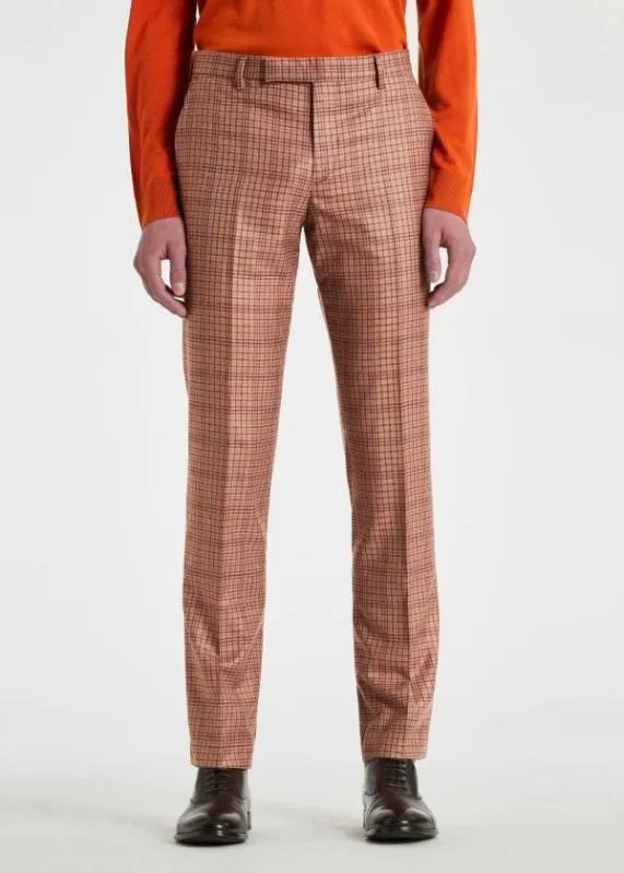 Mens Check WoolCashmere Pants Paul Smith Pants Mens Check WoolCashmere Pants Paul Smith Pants