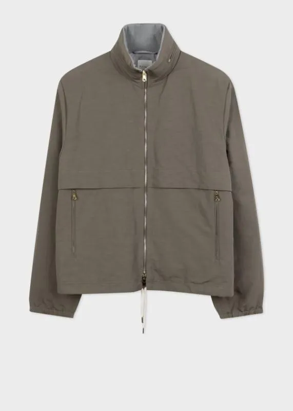 Mens CottonLinen Blend Field Jacket Paul Smith Coats and Jackets
