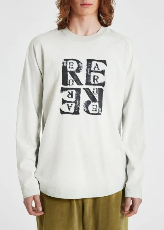 Mens Cotton LongSleeve Red Ear TShirt Paul Smith TShirts Mens Cotton LongSleeve Red Ear TShirt Paul Smith TShirts