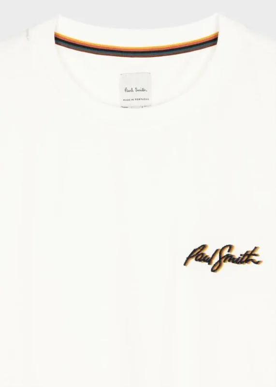 Mens Embroidered Shadow Logo TShirt Paul Smith TShirts Mens Embroidered Shadow Logo TShirt Paul Smith TShirts