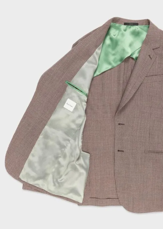 Mens Gingham DuoCheck Wool Buggy Lined Blazer Paul Smith Blazers Mens Gingham DuoCheck Wool Buggy Lined Blazer Paul Smith Blazers