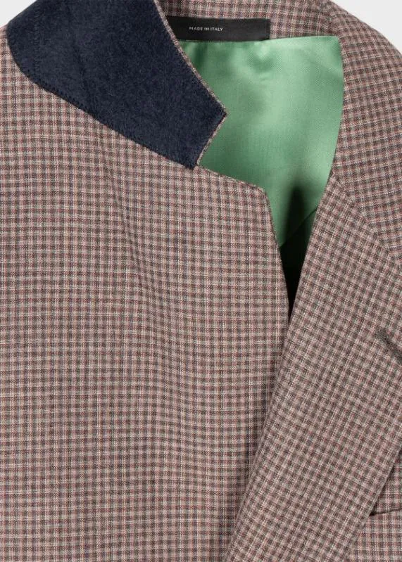 Mens Gingham DuoCheck Wool Buggy Lined Blazer Paul Smith Blazers Mens Gingham DuoCheck Wool Buggy Lined Blazer Paul Smith Blazers