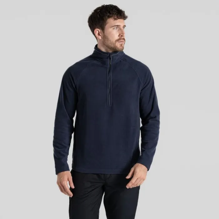 Mens Half Zip Fleece Craghoppers Expert Corey 200 Fleece Half Zip Fleece Dark Navy