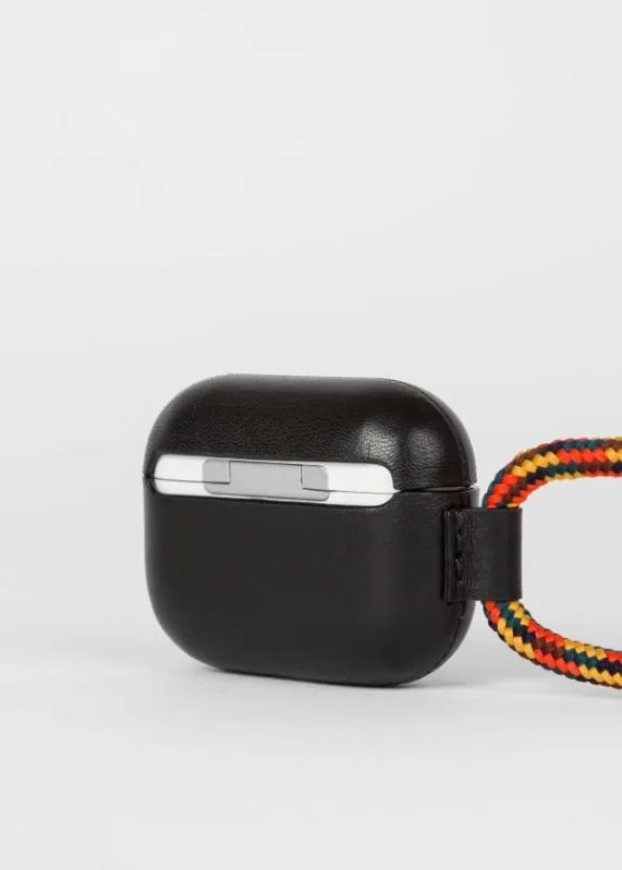 MensHome Paul Smith X Native Union 8211 Leather AirPod Pro Case With Rope Lanyard Paul Smith Cases and Covers MensHome Paul Smith X Native Union 8211 Leather AirPod Pro Case With Rope Lanyard Paul Smith Cases and Covers