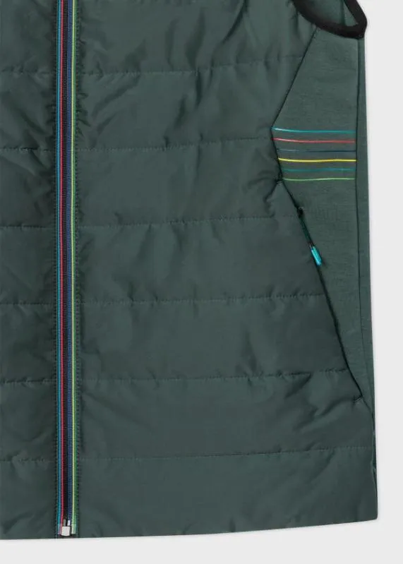 Mens Mixed Media Gilet Paul Smith Coats and Jackets Mens Mixed Media Gilet Paul Smith Coats and Jackets