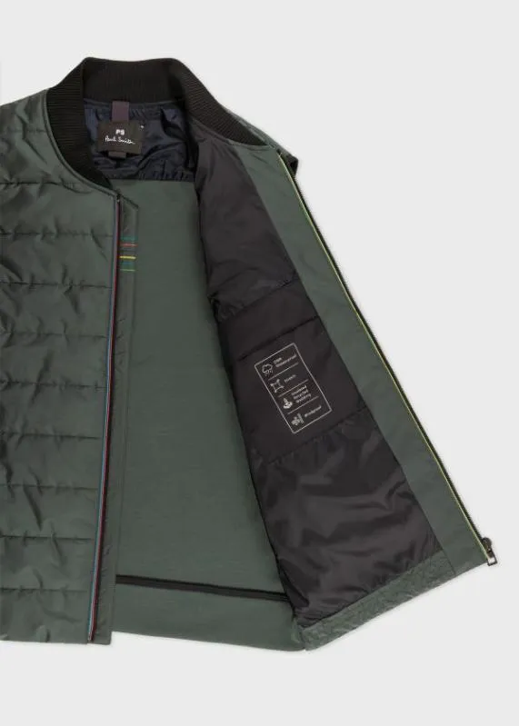 Mens Mixed Media Gilet Paul Smith Coats and Jackets Mens Mixed Media Gilet Paul Smith Coats and Jackets