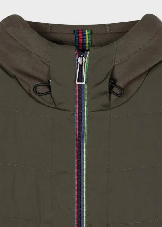 Mens Mixed Media Jacket With 039Sports Stripe039 Trim Paul Smith Coats and Jackets Mens Mixed Media Jacket With 039Sports Stripe039 Trim Paul Smith Coats and Jackets