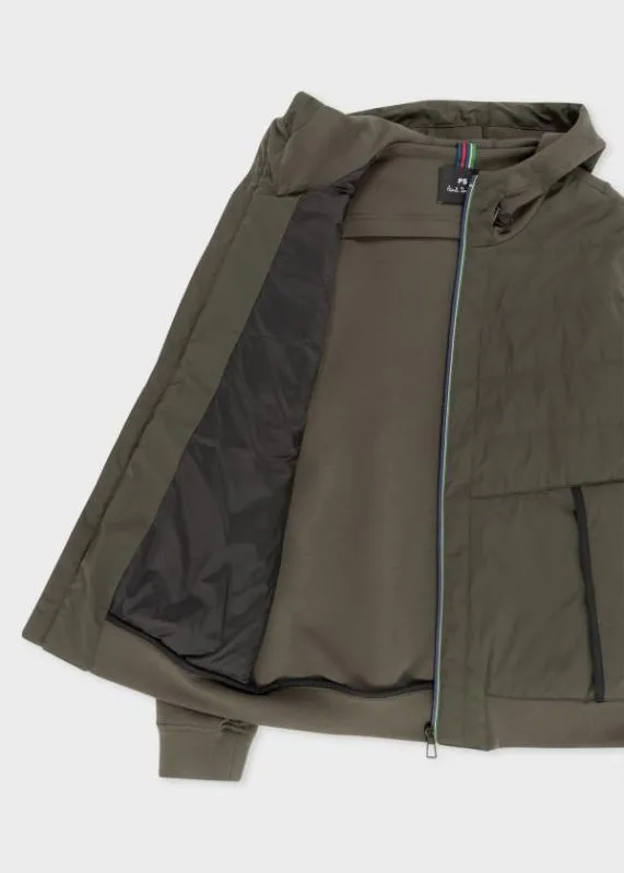 Mens Mixed Media Jacket With 039Sports Stripe039 Trim Paul Smith Coats and Jackets Mens Mixed Media Jacket With 039Sports Stripe039 Trim Paul Smith Coats and Jackets