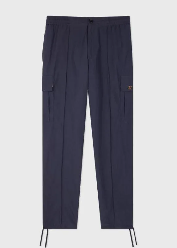 Mens Navy Cargo Trousers Paul Smith Pants