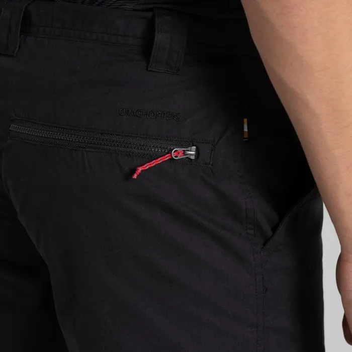 Mens Shorts Craghoppers Brisk Shorts Black Mens Shorts Craghoppers Brisk Shorts Black