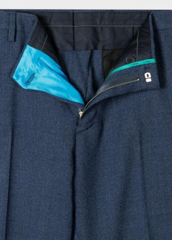Mens Slate Blue Wool Pants Paul Smith Pants Mens Slate Blue Wool Pants Paul Smith Pants