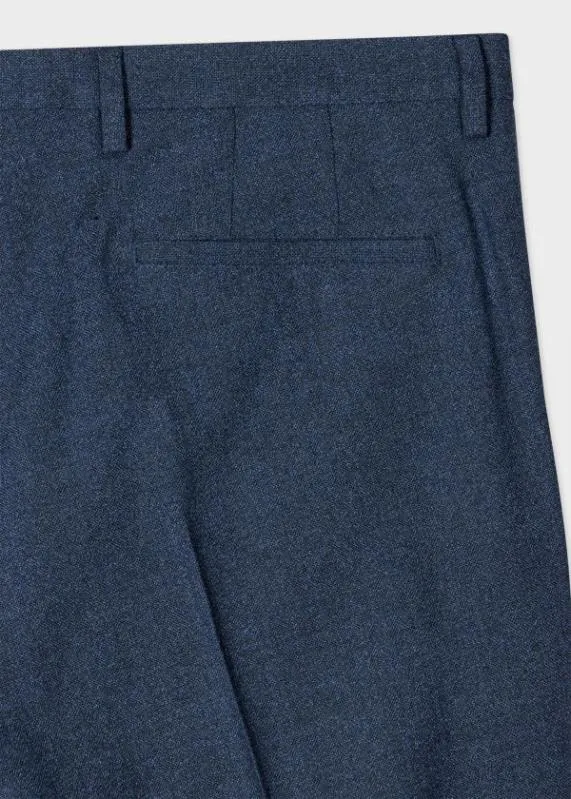 Mens Slate Blue Wool Pants Paul Smith Pants Mens Slate Blue Wool Pants Paul Smith Pants