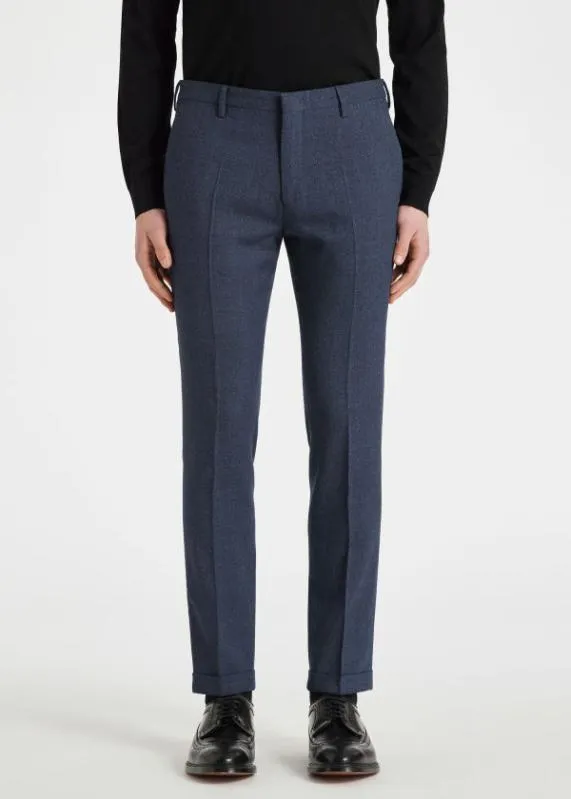 Mens Slate Blue Wool Pants Paul Smith Pants Mens Slate Blue Wool Pants Paul Smith Pants