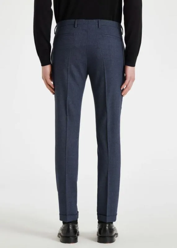 Mens Slate Blue Wool Pants Paul Smith Pants Mens Slate Blue Wool Pants Paul Smith Pants