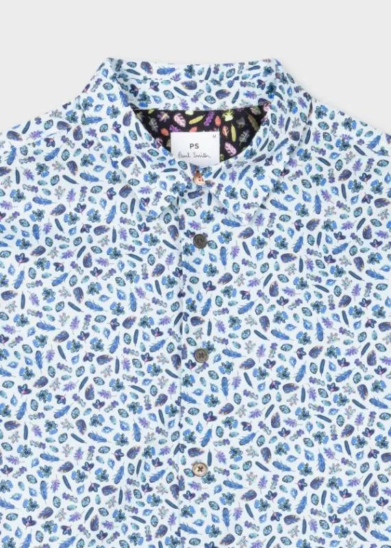 Mens SlimFit 039Foraged Foliage039 Shirt Paul Smith Shirts Mens SlimFit 039Foraged Foliage039 Shirt Paul Smith Shirts