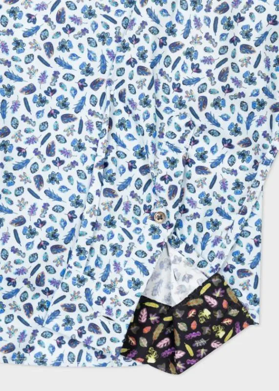 Mens SlimFit 039Foraged Foliage039 Shirt Paul Smith Shirts Mens SlimFit 039Foraged Foliage039 Shirt Paul Smith Shirts