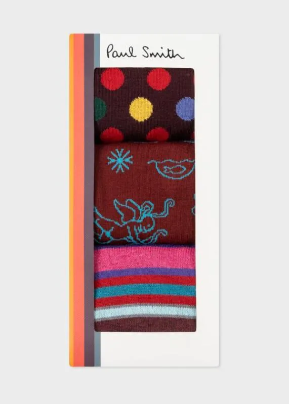 Mens Socks Three Pack Paul Smith Socks Mens Socks Three Pack Paul Smith Socks