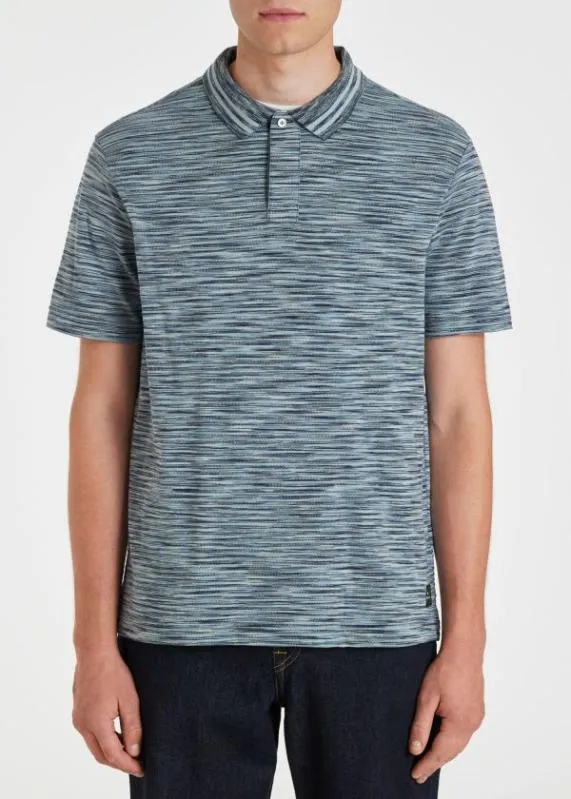 Mens SpaceDyed Cotton Polo Shirt Paul Smith Polo Shirts Mens SpaceDyed Cotton Polo Shirt Paul Smith Polo Shirts