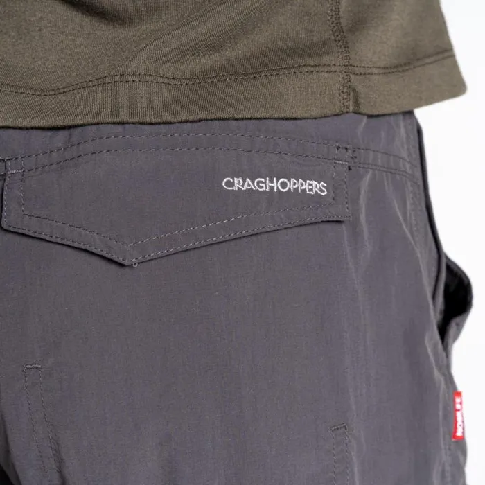 Mens Walking Trousers Craghoppers NosiLife Cargo II Trousers Black Pepper Mens Walking Trousers Craghoppers NosiLife Cargo II Trousers Black Pepper