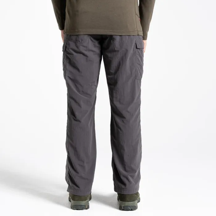 Mens Walking Trousers Craghoppers NosiLife Cargo II Trousers Black Pepper Mens Walking Trousers Craghoppers NosiLife Cargo II Trousers Black Pepper