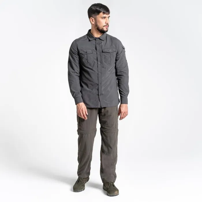 Mens Walking Trousers Craghoppers NosiLife Convertible II Trousers Woodland Green Mens Walking Trousers Craghoppers NosiLife Convertible II Trousers Woodland Green