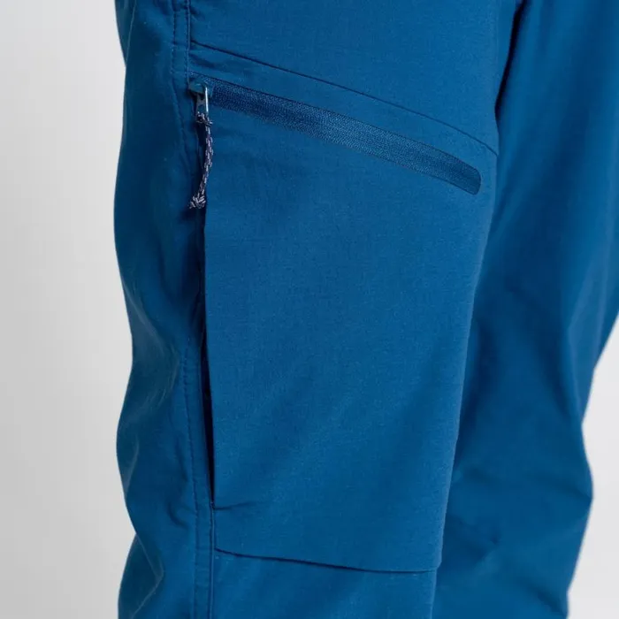 Mens Walking Trousers Craghoppers NosiLife Pro Active Trousers Poseidon Blue Mens Walking Trousers Craghoppers NosiLife Pro Active Trousers Poseidon Blue