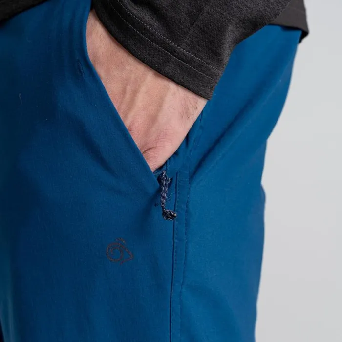 Mens Walking Trousers Craghoppers NosiLife Pro Active Trousers Poseidon Blue Mens Walking Trousers Craghoppers NosiLife Pro Active Trousers Poseidon Blue