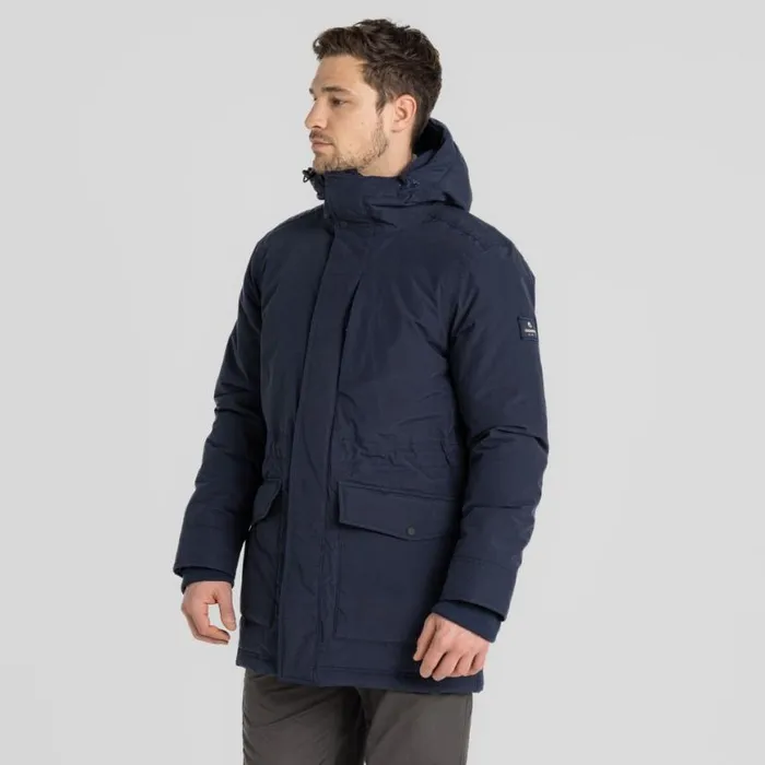Mens Waterproof Jackets Craghoppers Fens Waterproof Jacket Blue Navy
