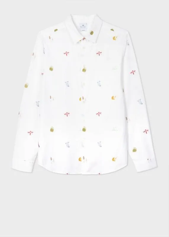 Mens White 039Magnificent Obsessions039 Shirt Paul Smith Shirts