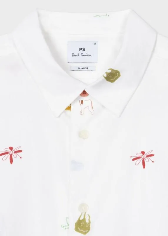 Mens White 039Magnificent Obsessions039 Shirt Paul Smith Shirts Mens White 039Magnificent Obsessions039 Shirt Paul Smith Shirts