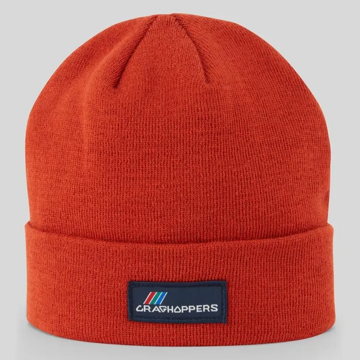 MensWomens Hats Craghoppers Archive II Beanie Carnelian Orange MensWomens Hats Craghoppers Archive II Beanie Carnelian Orange