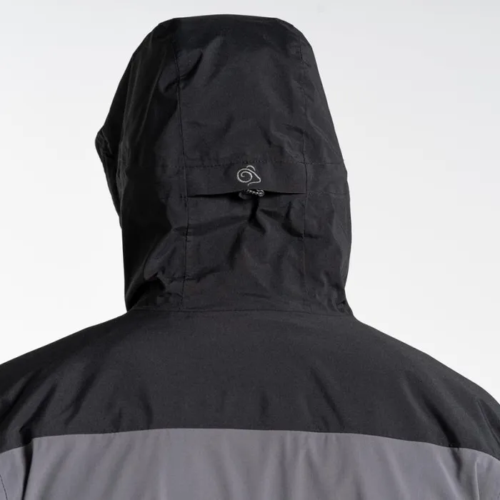 MensWomens Waterproof Jackets Craghoppers Expert Active Jacket Carbon Grey Black MensWomens Waterproof Jackets Craghoppers Expert Active Jacket Carbon Grey Black