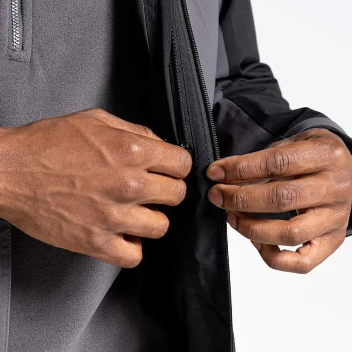 MensWomens Waterproof Jackets Craghoppers Expert Active Jacket Carbon Grey Black MensWomens Waterproof Jackets Craghoppers Expert Active Jacket Carbon Grey Black