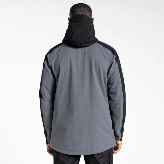 MensWomens Waterproof Jackets Craghoppers Expert Kiwi Pro Stretch Long Jacket Carbon Grey Black MensWomens Waterproof Jackets Craghoppers Expert Kiwi Pro Stretch Long Jacket Carbon Grey Black