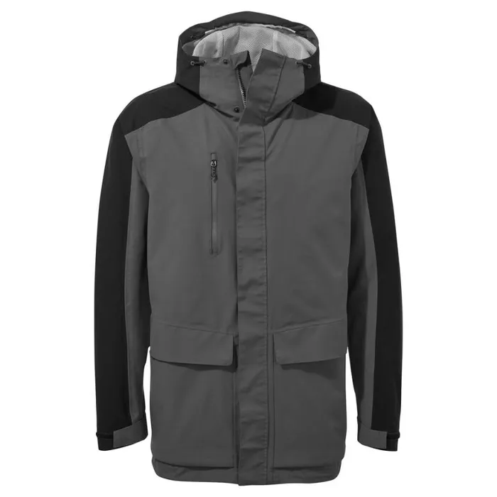 MensWomens Waterproof Jackets Craghoppers Expert Kiwi Pro Stretch Long Jacket Carbon Grey Black MensWomens Waterproof Jackets Craghoppers Expert Kiwi Pro Stretch Long Jacket Carbon Grey Black