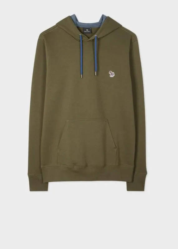 Mens Zebra Logo Hoodie Paul Smith Sweatshirts and Hoodies