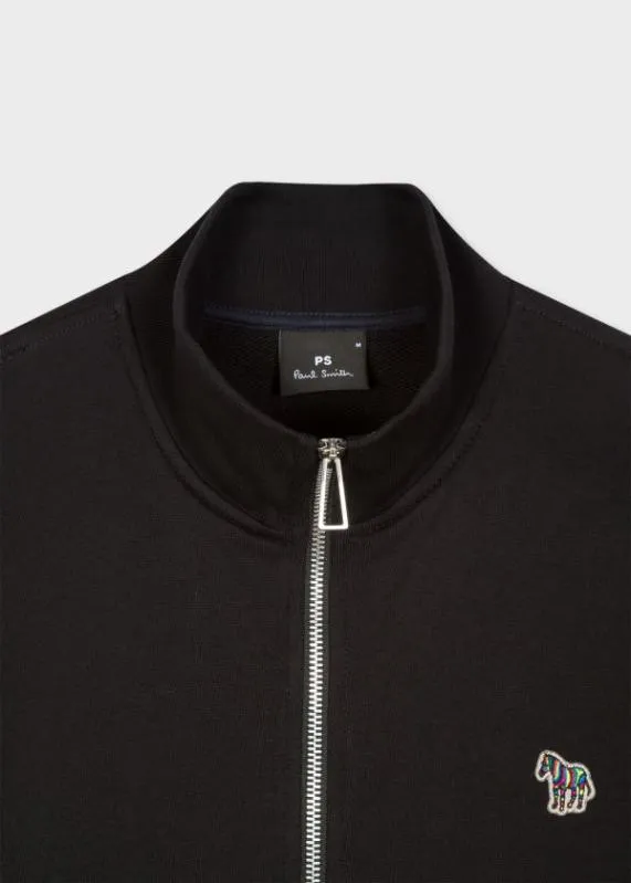 Mens Zebra Logo Zip Sweatshirt Paul Smith Sweatshirts and Hoodies