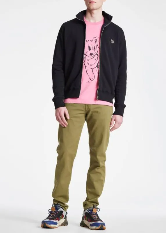 Mens Zebra Logo Zip Sweatshirt Paul Smith Sweatshirts and Hoodies