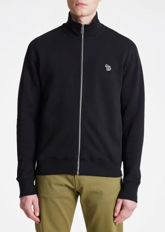 Mens Zebra Logo Zip Sweatshirt Paul Smith Sweatshirts and Hoodies