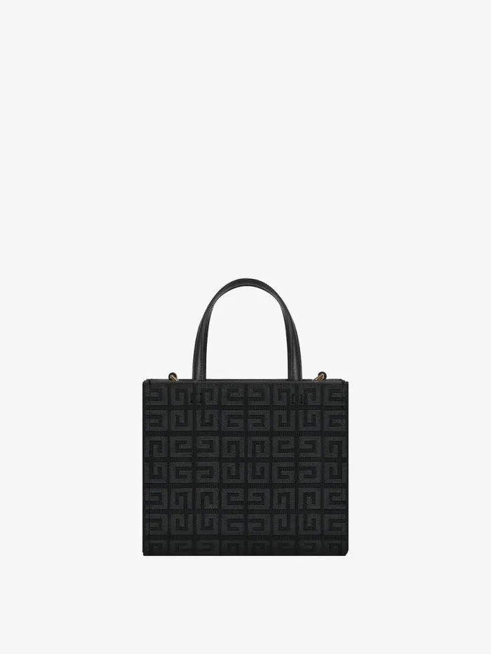 Mini GTote Shopping Bag In 4g Embroidery Black Women Givenchy Tote Bags