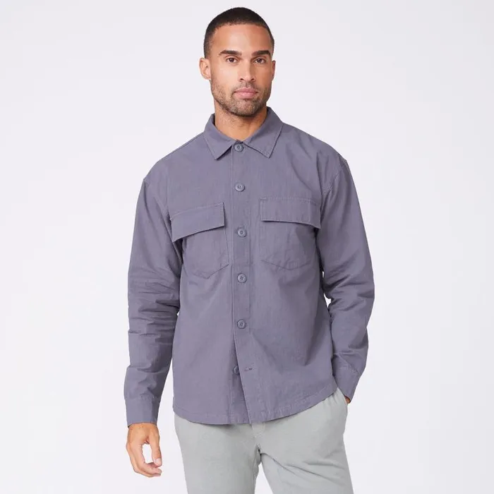 MONROW Men039s Shirt Jacket 8211 Men