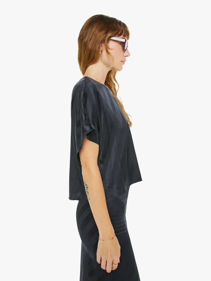 Mother Denim Adria Dolman Crewneck Top Black 8211 Women Mother Denim Adria Dolman Crewneck Top Black 8211 Women
