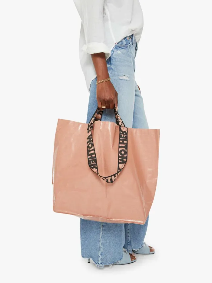Mother Denim Bags The Shopping Bag Duo Rose Pink 8211 Women