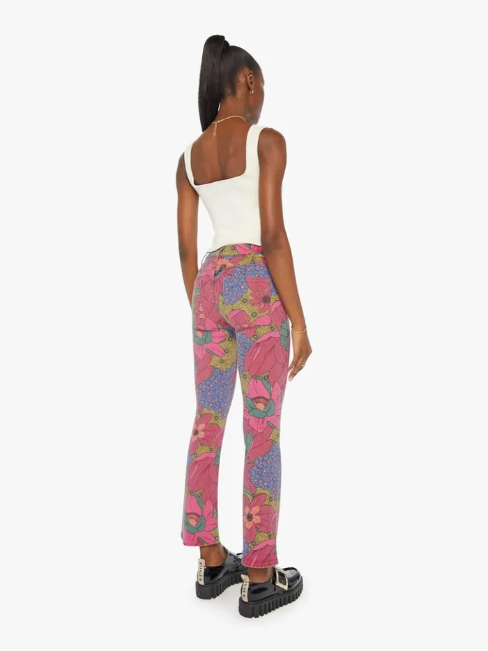 Mother Denim Bootcut The Patch Pocket Insider Flood Psychic Floral 8211 Women Mother Denim Bootcut The Patch Pocket Insider Flood Psychic Floral 8211 Women