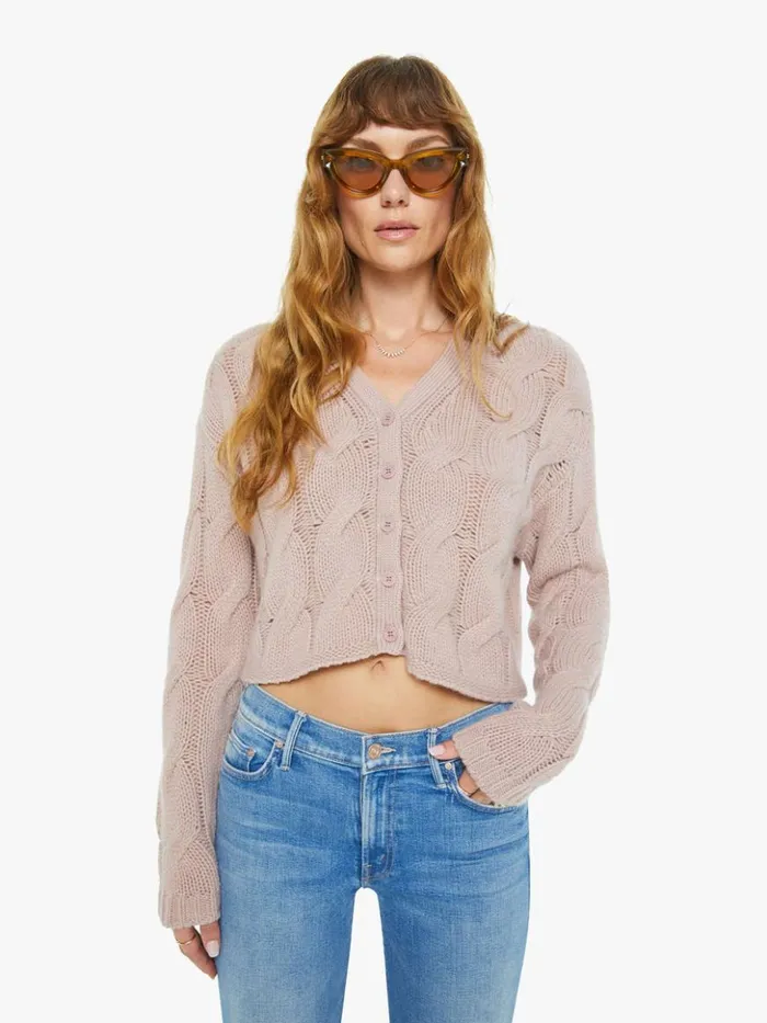 Mother Denim Jolie Cardigan Adobe Rose 8211 Women